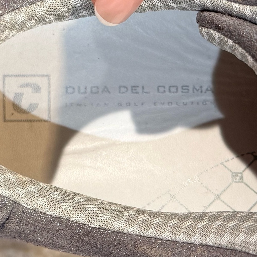 Women’s DUCA DEL COSMA Rhapsody navy sparkling Spikeless golf shoes- Size US 7 - Picture 10 of 11